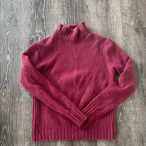 J. Crew Burgundy Turtleneck Sweater